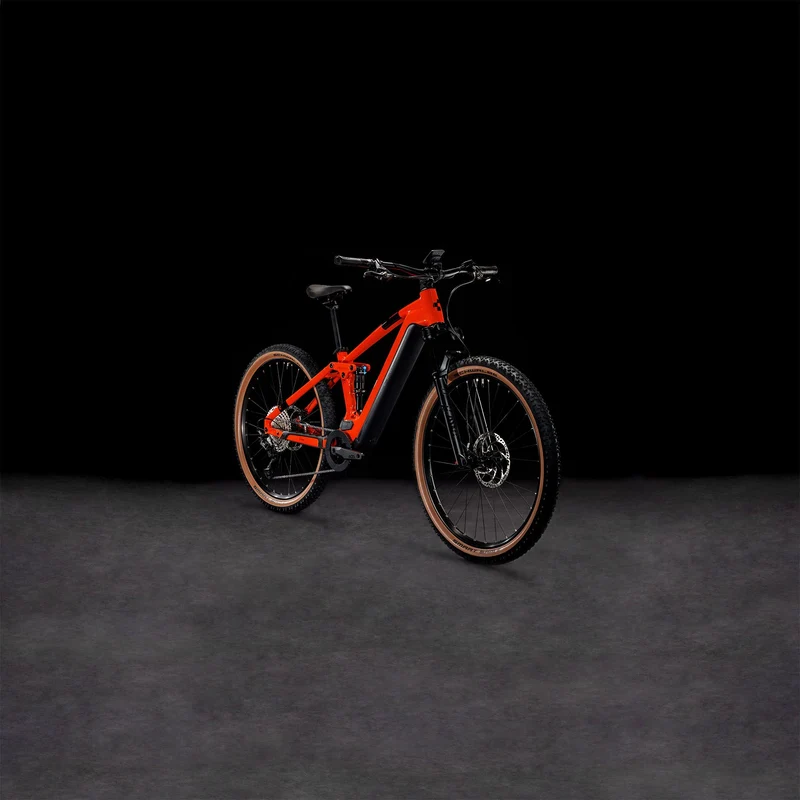 Cube Stereo Hybrid 120 Race 750 Wh E-Bike Fully sparkorange´n´black