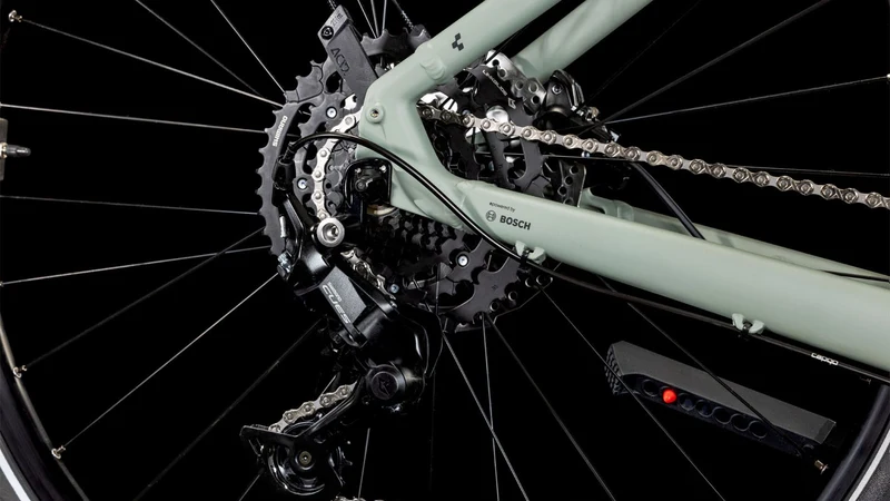 Cube Nuride Hybrid Performance 625 Wh Allroad E-Bike Easy Entry 28" swampgrey´n´black