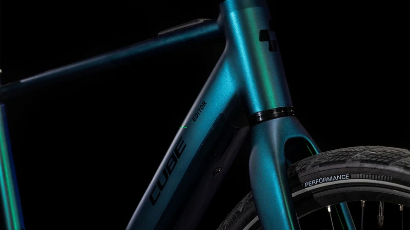 Cube Editor Hybrid SLT 400 Wh E-Bike Diamant 28" goblin´n´glossy