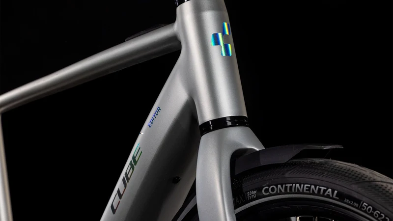 Cube Editor Hybrid SLX FE 400 Wh E-Bike Diamant 28" sleekgrey´n´spectral
