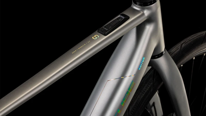 Cube Editor Hybrid SLX 400 Wh E-Bike Diamant 28" sleekgrey´n´spectral