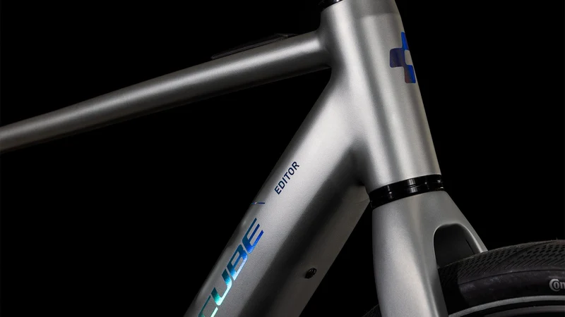 Cube Editor Hybrid SLX 400 Wh E-Bike Diamant 28" sleekgrey´n´spectral