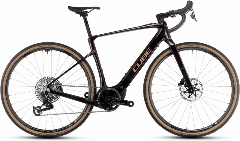 Cube Nuroad Hybrid C:62 SLT 400 Wh E-Gravel Rad Diamant 28" solareclipse´n´bronze