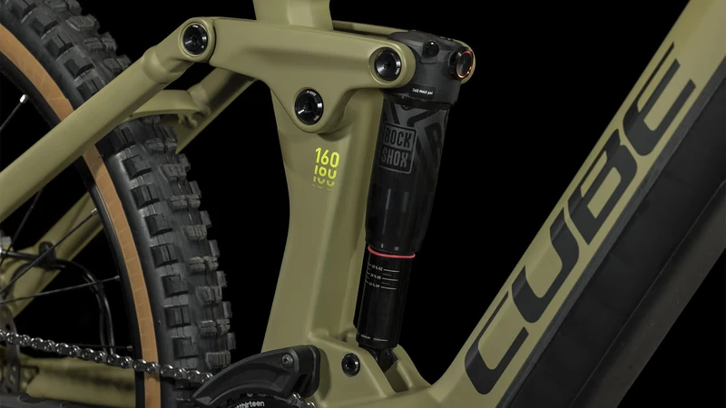 Cube Stereo Hybrid 160 HPC Race 750 Wh E-Bike Fully 27,5" olive´n´green