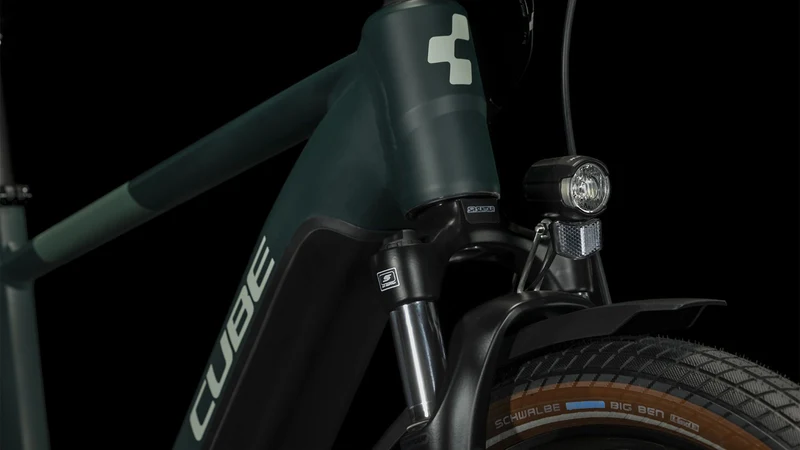 Cube Touring Hybrid One 500 Wh E-Bike Diamant 28" darkgreen´n´green