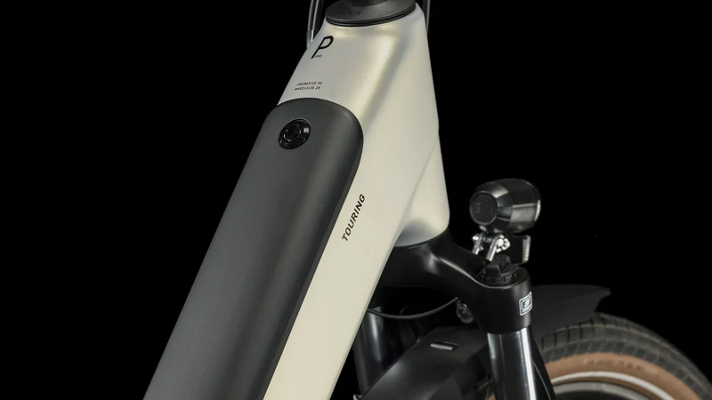 Cube Touring Hybrid Pro 625 Wh E-Bike Easy Entry 28" pearlysilver´n´black