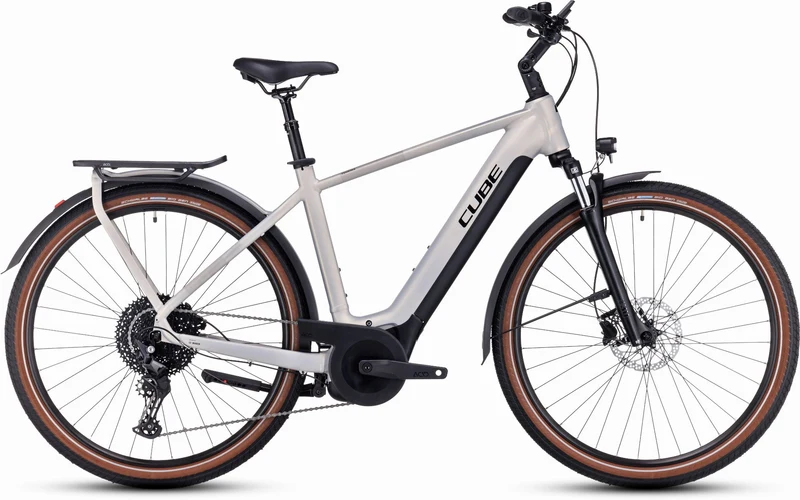 Cube Touring Hybrid Pro 625 Wh E-Bike Diamant 28" pearlysilver´n´black