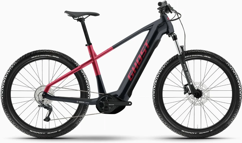 Ghost E-Teru Universal 625 Wh E-Bike Hardtail Diamant 29" black/metallic rust red - glossy