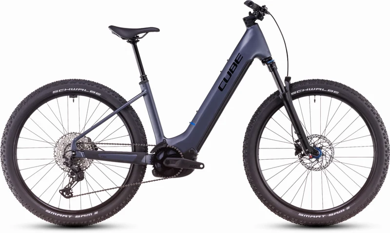Cube Reaction Hybrid Pro 800 Wh E-Bike Hardtail Easy Entry 27,5" metallicgrey´n´black