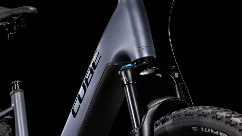 Cube Reaction Hybrid Pro 800 Wh E-Bike Hardtail Easy Entry 27,5" metallicgrey´n´black