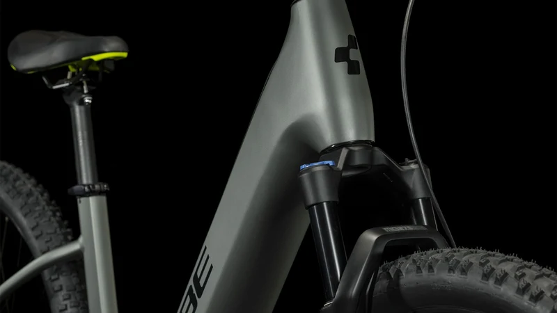 Cube Reaction Hybrid Pro 500 Wh E-Bike Hardtail Easy Entry 27,5" flashgrey´n´green