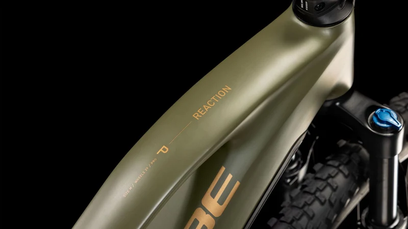 Cube Reaction Hybrid Pro 800 Wh E-Bike Hardtail Trapeze dustyolive´n´gold