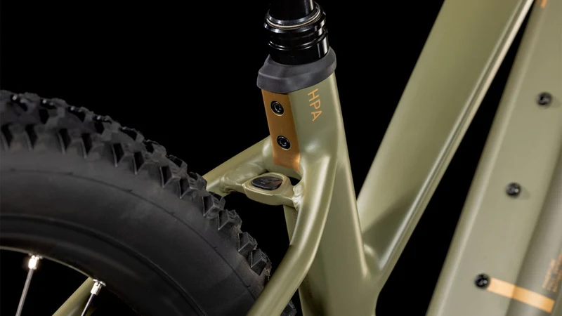 Cube Reaction Hybrid Pro 800 Wh E-Bike Hardtail Trapeze dustyolive´n´gold