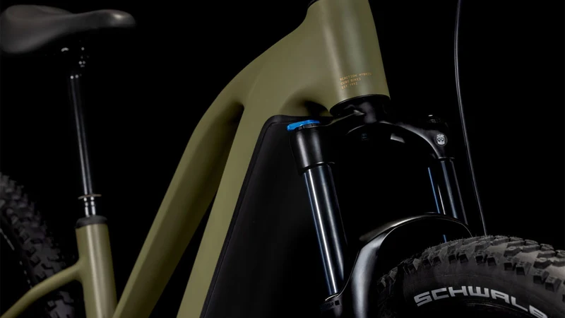 Cube Reaction Hybrid Pro 800 Wh E-Bike Hardtail Trapeze dustyolive´n´gold