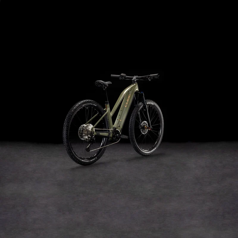 Cube Reaction Hybrid Pro 800 Wh E-Bike Hardtail Trapeze dustyolive´n´gold