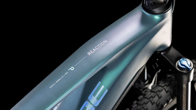 Cube Reaction Hybrid Pro 800 Wh E-Bike Hardtail Diamant smaragdgrey´n´prism