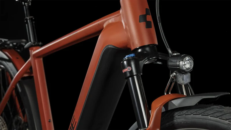 Cube Kathmandu Hybrid EXC 750 Wh E-Bike Diamant 28" red´n´black