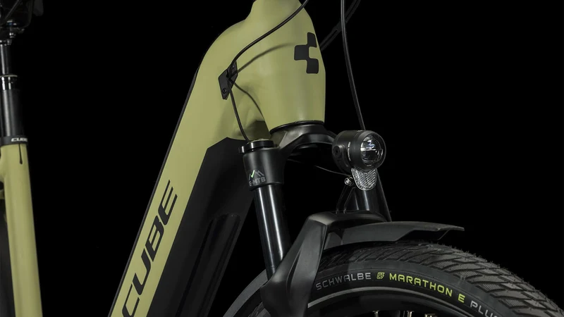 Cube Kathmandu Hybrid SLX 750 Wh E-Bike Easy Entry 28" green´n´olive