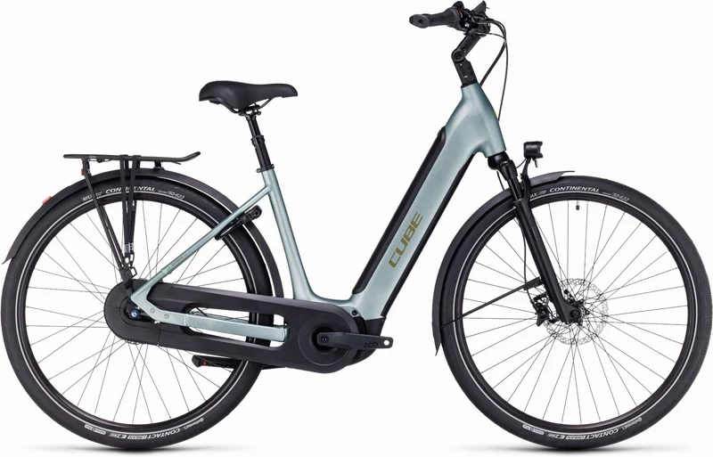 Cube Supreme Hybrid EX 625 Wh E-Bike Easy Entry 28" green´n´olive