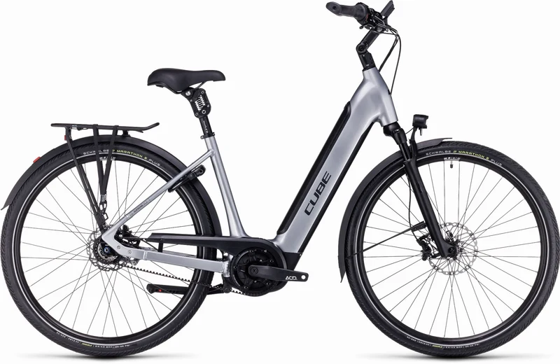 Cube Supreme RT Hybrid SLX 625 Wh E-Bike Easy Entry 28" polarsilver´n´black