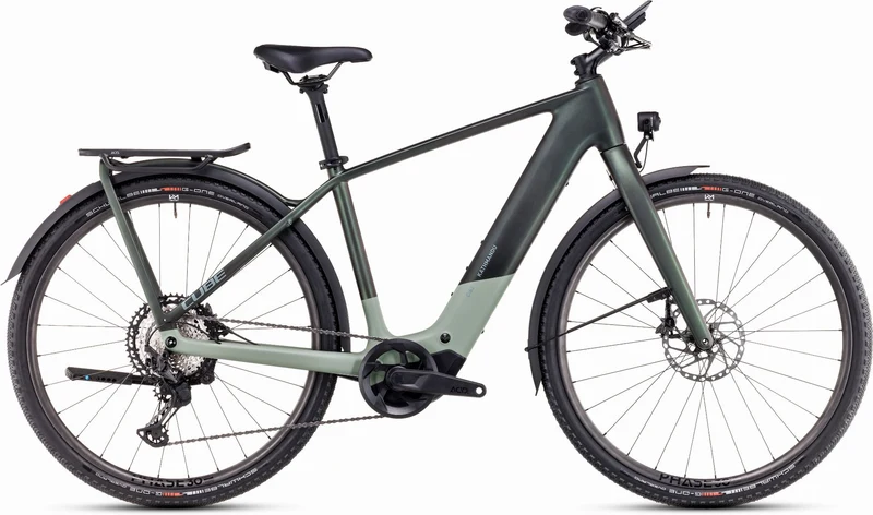Cube Kathmandu Hybrid C:62 SLT 400 Wh E-Bike Diamant 28" stellar´n´origanogreen