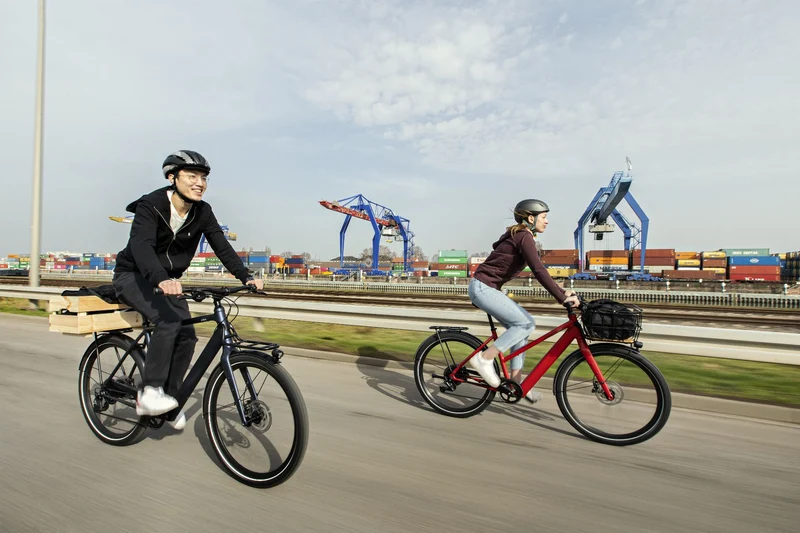 Coboc Bristol TPZ 360 Wh E-Bike Trapez 27,5" district red, matt