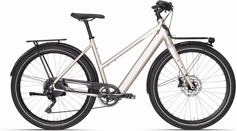 Coboc Bristol TPZ 360 Wh E-Bike Trapez 27,5" riesling silver, matt