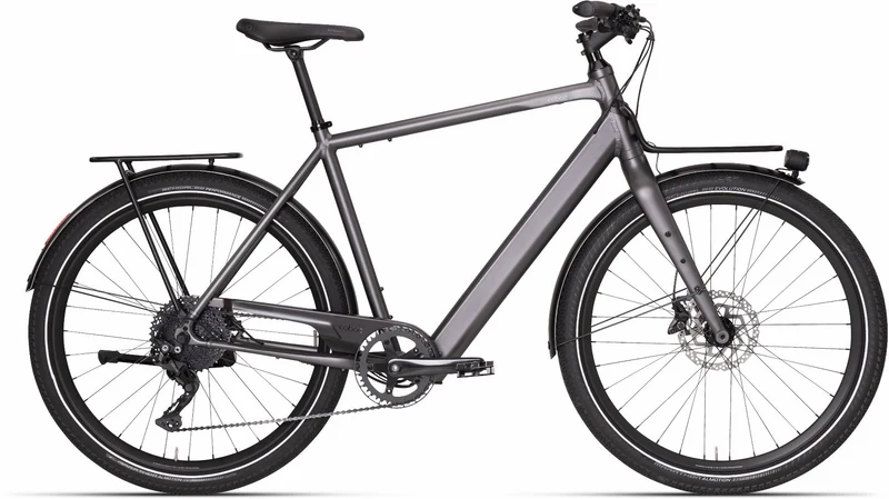 Coboc Bristol DMT 360 Wh E-Bike Diamant 27,5" anvil grey, matt