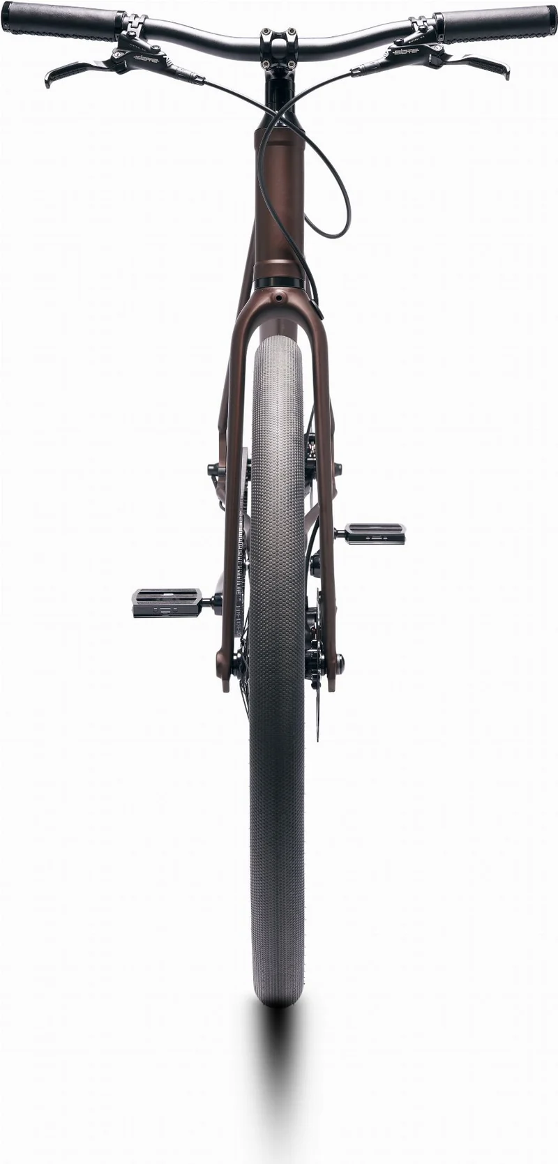 Coboc Brooklyn One FAT 360 Wh E-Bike Diamant 27,5" jugla brown, matt-metallic