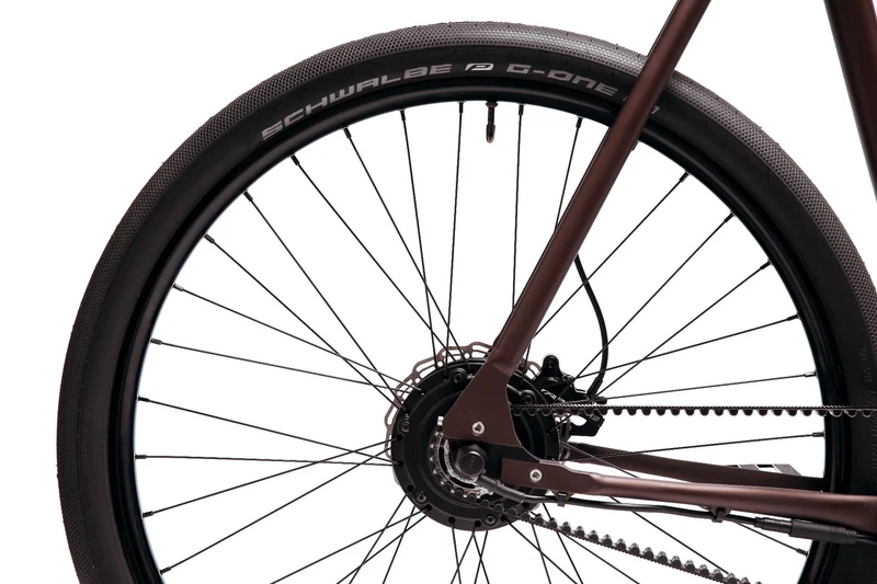 Coboc Brooklyn One FAT 360 Wh E-Bike Diamant 27,5" jugla brown, matt-metallic
