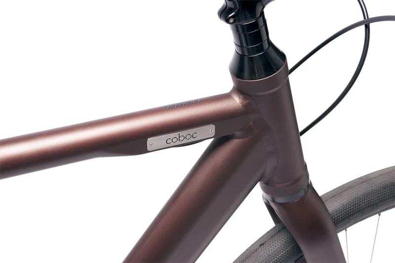 Coboc Brooklyn One FAT 360 Wh E-Bike Diamant 27,5" jugla brown, matt-metallic