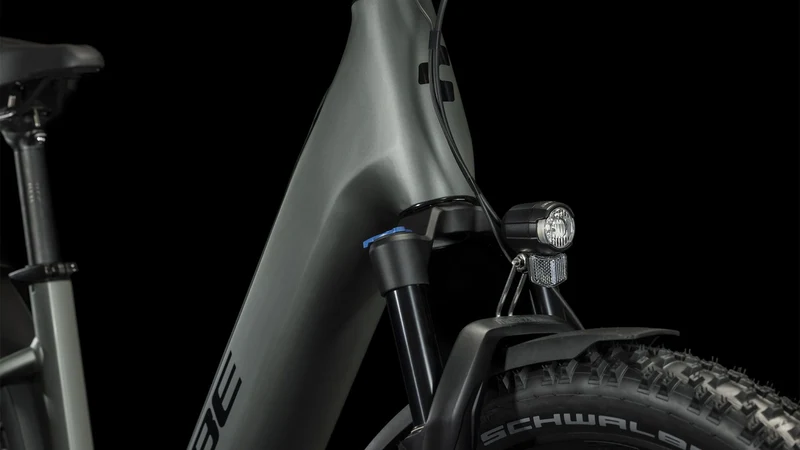Cube Reaction Hybrid Pro 500 Wh Allroad E-Bike Hardtail Easy Entry 27,5" flashgrey´n´green