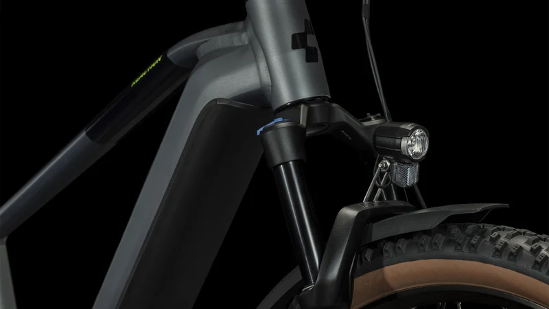 Cube Reaction Hybrid Pro 500 Wh Allroad E-Bike Hardtail Diamant flashgrey´n´green