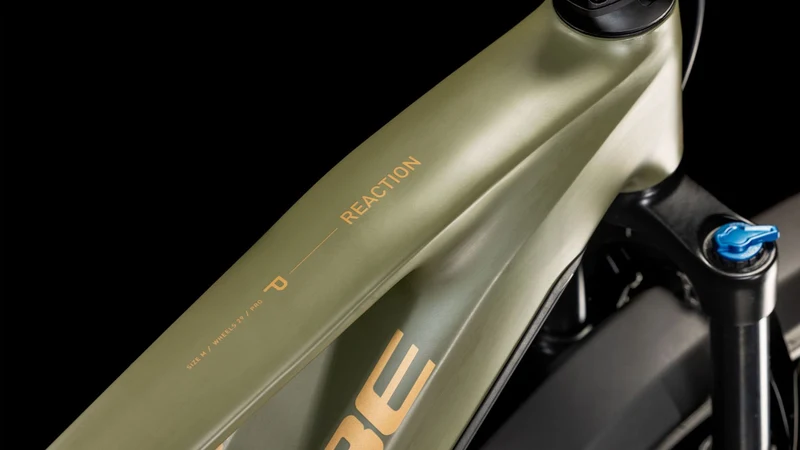Cube Reaction Hybrid Pro Allroad 800 Wh E-Bike Hardtail Diamant dustyolive´n´gold