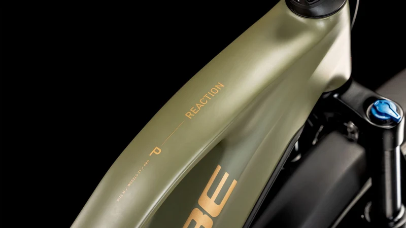 Cube Reaction Hybrid Pro Allroad 600 Wh E-Bike Hardtail Trapeze dustyolive´n´gold