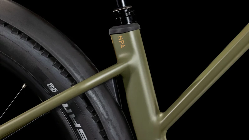Cube Reaction Hybrid Pro Allroad 600 Wh E-Bike Hardtail Trapeze dustyolive´n´gold