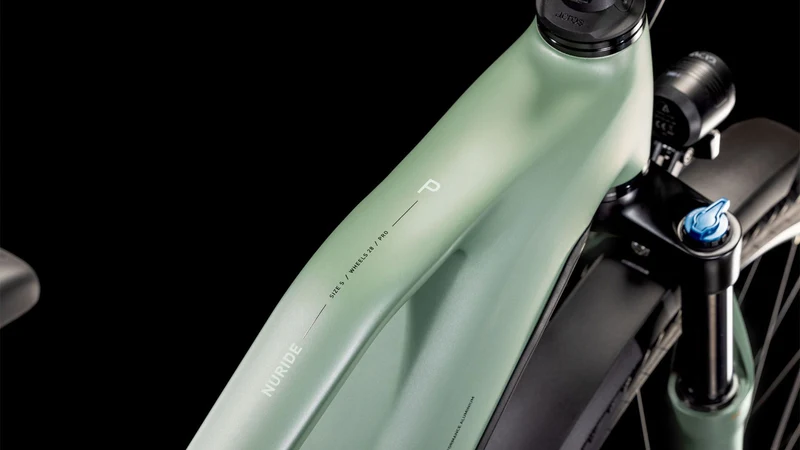 Cube Nuride Hybrid Pro Allroad 600 Wh E-Bike Trapeze 28" pistachio´n´stonegrey