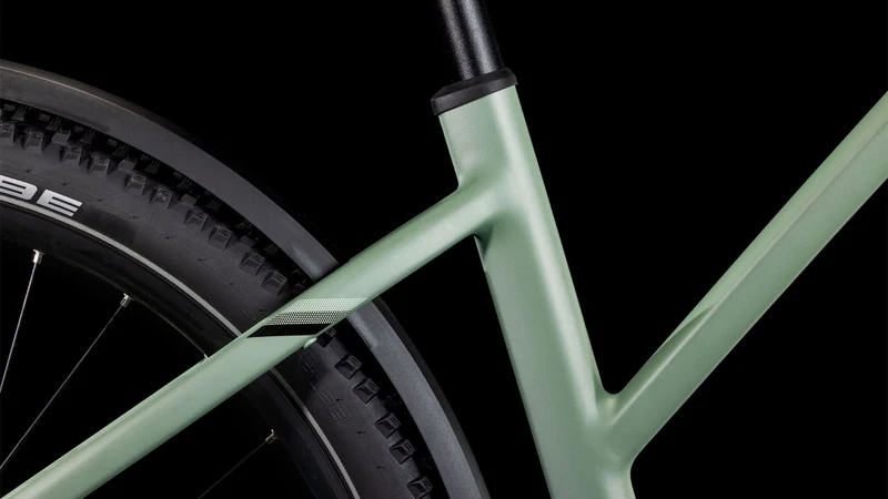 Cube Nuride Hybrid Pro Allroad 600 Wh E-Bike Trapeze 28" pistachio´n´stonegrey