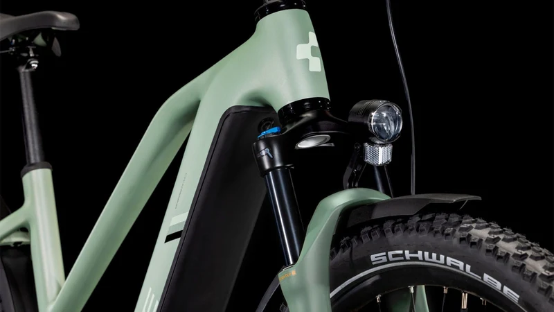 Cube Nuride Hybrid Pro Allroad 600 Wh E-Bike Trapeze 28" pistachio´n´stonegrey