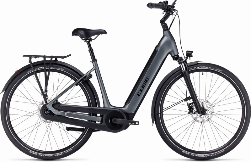 Cube Supreme Hybrid Pro 625 Wh E-Bike Easy Entry flashgrey´n´black