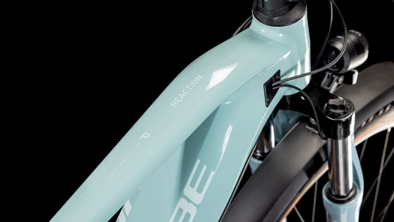 Cube Reaction Hybrid Performance 500 Wh Allroad E-Bike Hardtail Diamant skylightblue´n´white