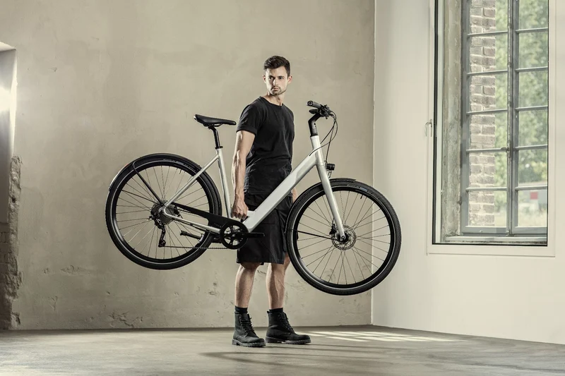 Coboc Kallio RGD 360 Wh E-Bike Wave 28" cloud white - neo silver, gloss