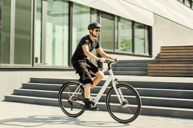 Coboc Kallio RGD 360 Wh E-Bike Wave 28" cloud white - neo silver, gloss