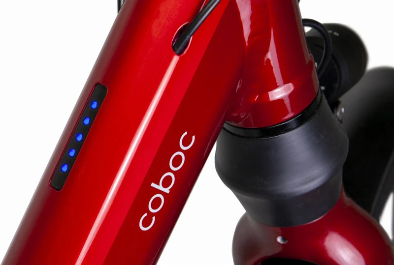 Coboc Kallio CMF 360 Wh E-Bike Wave 28" district red - rooftop red, gloss