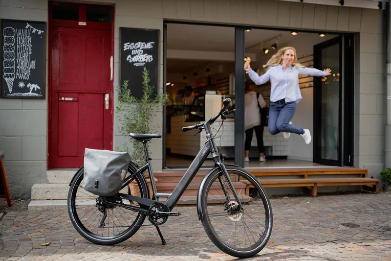 Coboc Kallio CMF 360 Wh E-Bike Wave 28" diorit grey - atlas black, gloss