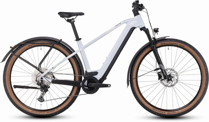 Cube Reaction Hybrid Pro 625 Wh Allroad E-Bike Hardtail Diamant flashwhite´n´black
