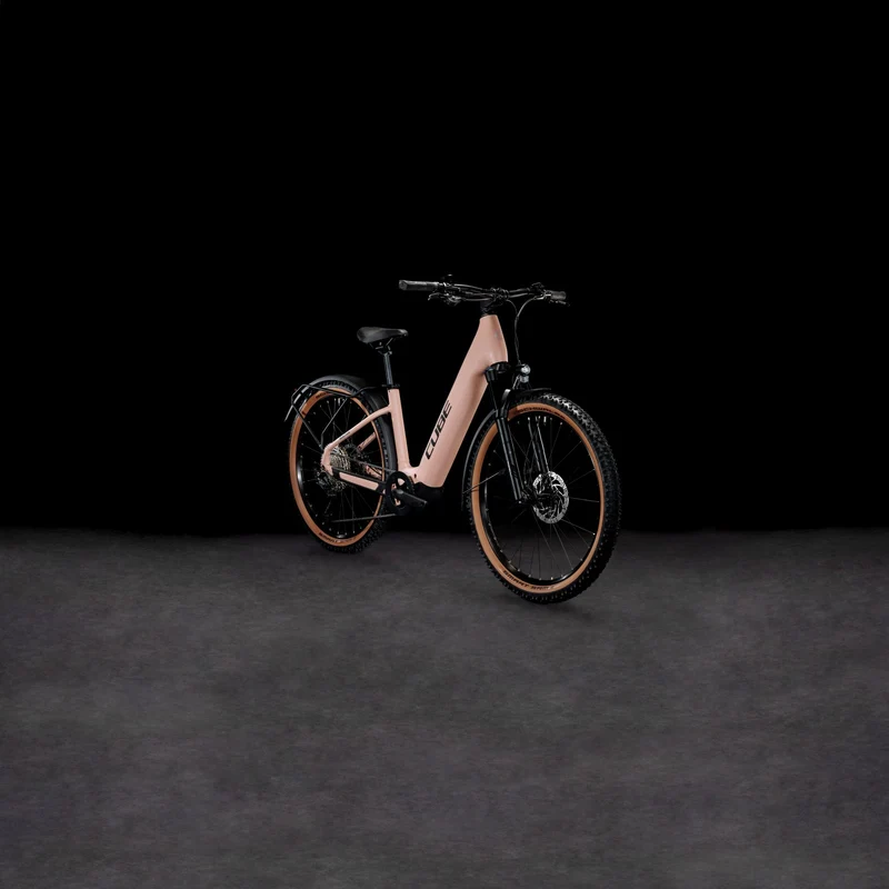 Cube Reaction Hybrid Pro 500 Wh Allroad E-Bike Hardtail Easy Entry 27,5" blushrose´n´silver