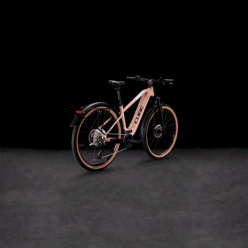 Cube Reaction Hybrid Pro 500 Wh Allroad E-Bike Hardtail Diamant blushrose´n´silver