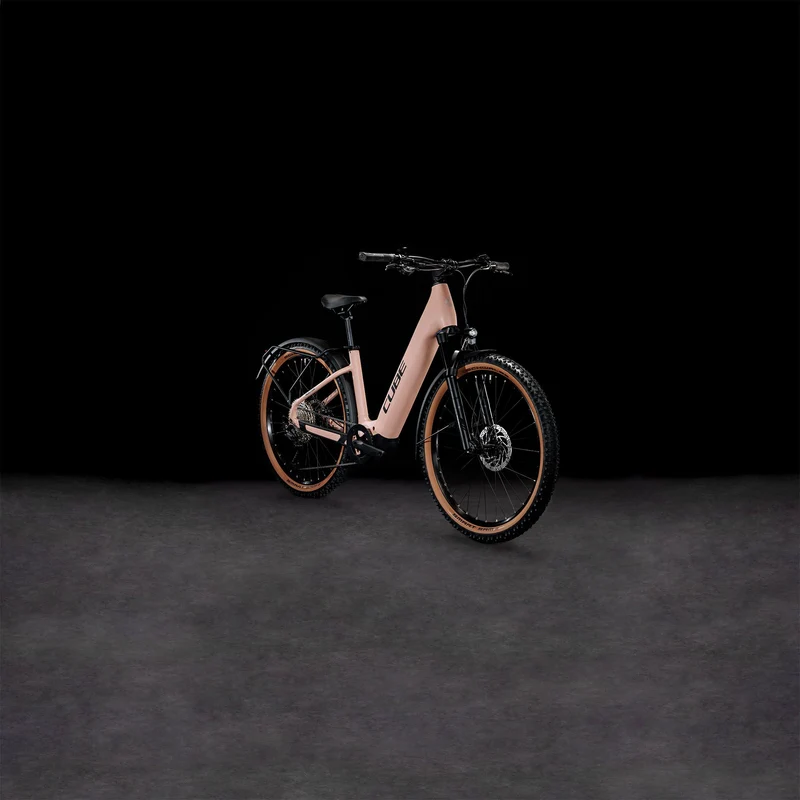 Cube Reaction Hybrid Pro 750 Wh Allroad E-Bike Hardtail Easy Entry 27,5" blushrose´n´silver