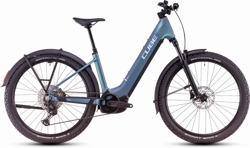 Cube Reaction Hybrid Pro Allroad 800 Wh E-Bike Hardtail Easy Entry 27,5" smaragdgrey´n´prism